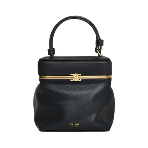 Small Triomphe Frame In Supple Calfskin