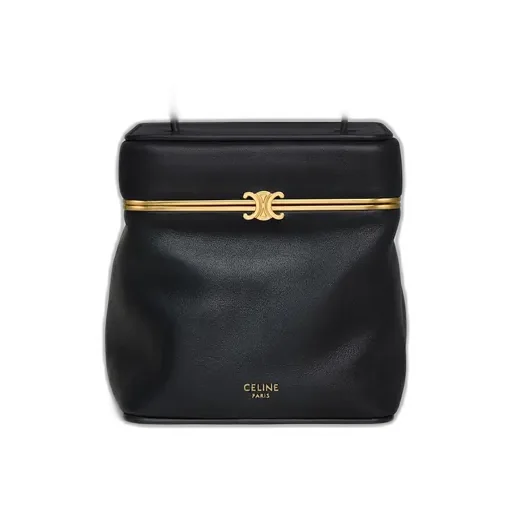 Small Triomphe Frame In Supple Calfskin