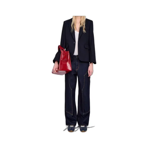 Vavy Rhinestone-Embellished Blazer