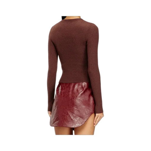 Diesel Oval-D Plaque Cut-Out Knitted Jumper