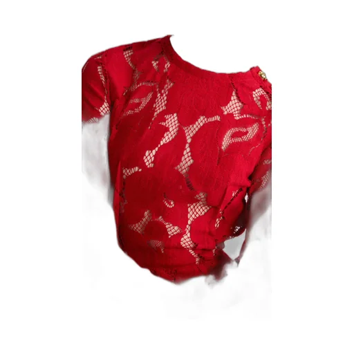 Patou Laced Long-Sleeves Midi Dress
