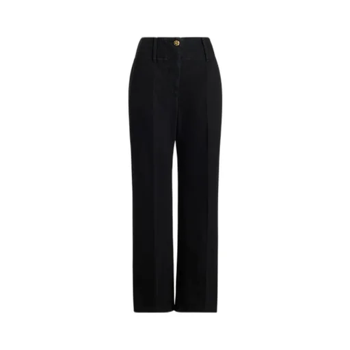 Wide Waistband Denim Jeans