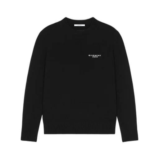 Givenchy Paris Signature Embroidered Knitted Jumper