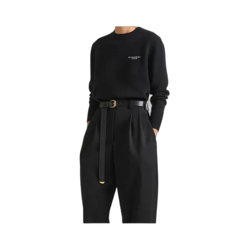 Givenchy Paris Signature Embroidered Knitted Jumper