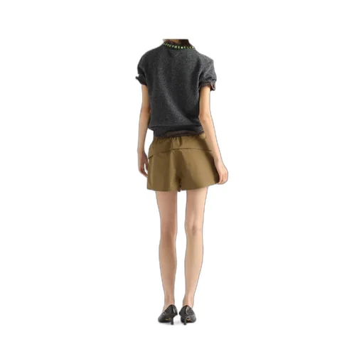 Prada Embellished Short-Sleeved Jumper