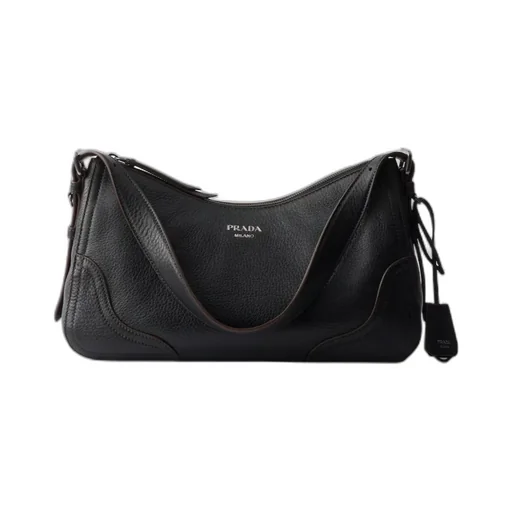 Prada AimÈE Large Leather Shoulder Bag