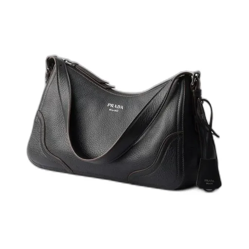 Prada AimÈE Large Leather Shoulder Bag