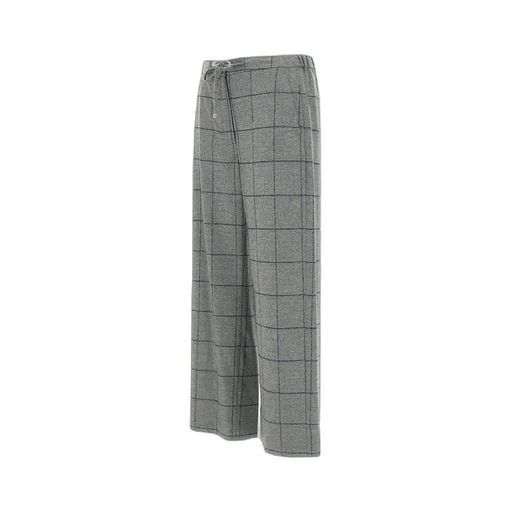 's Max Mara Checked Drawstring Trousers