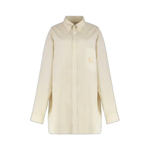 Vivienne Westwood Logo Embroidered Buttoned Shirt
