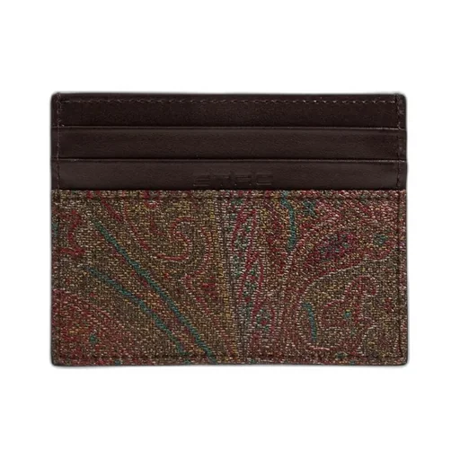 Etro Logo Embossed Wallet