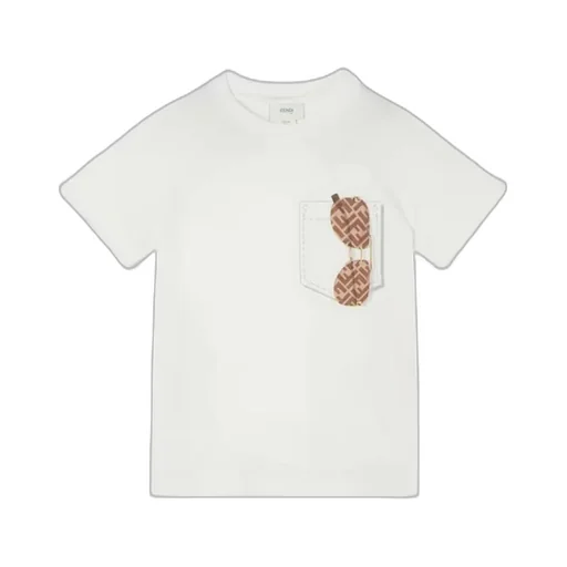 Fendi Kids Short-Sleeved Crewneck T-Shirt