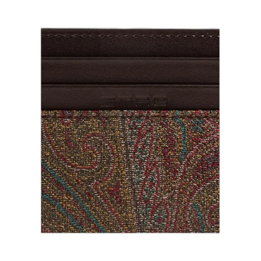 Etro Logo Embossed Wallet