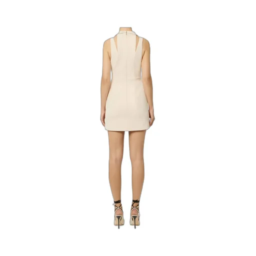 Peak-Lapel Mini Dress