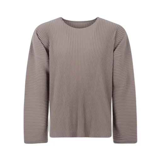 Homme Plissé Issey Miyake Pleated Crewneck Top