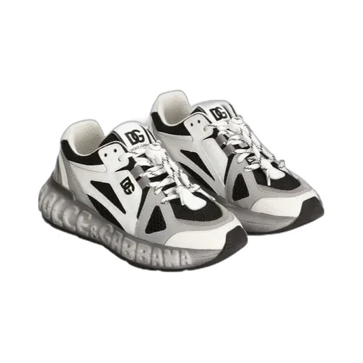 Dolce & Gabbana Kids Logo Embossed Sneakers