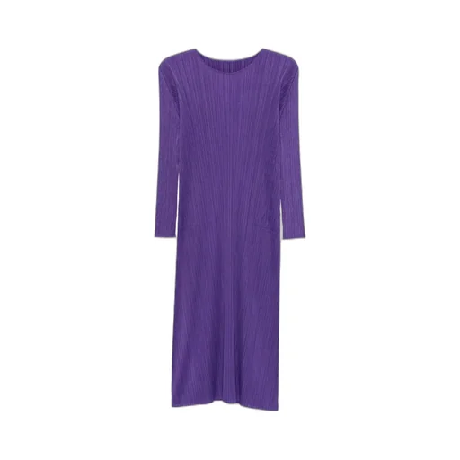Pleated Midi Dress
