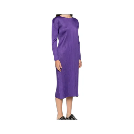 Pleated Midi Dress