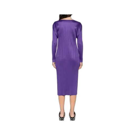 Pleated Midi Dress