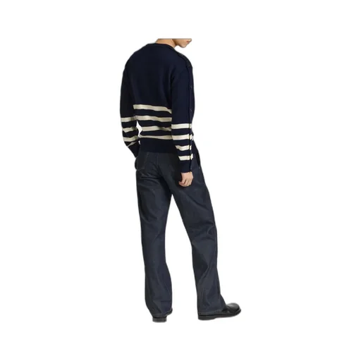 Jw Anderson Stripe Detailed Crewneck Jumper