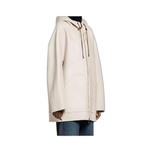 Cashmere Double-Layer Sweatshirt Jacket