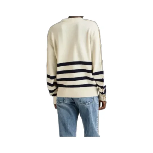 Jw Anderson Buttoned Sleeve Breton Jumper