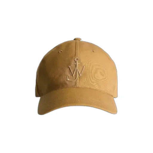 Jw Anderson Logo Embroidered Curved Peak Cap