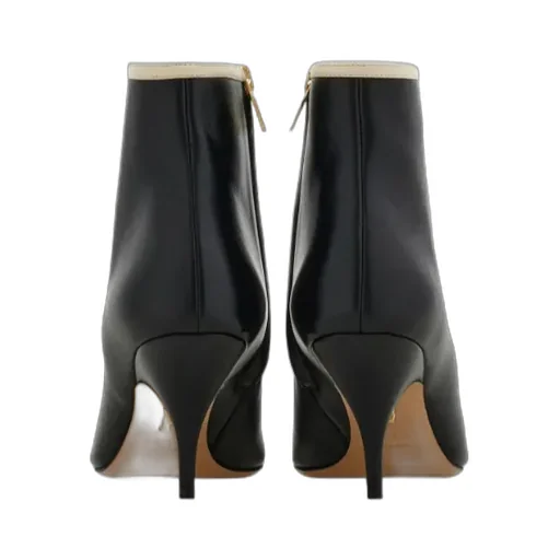 Pointed Ankle Boot With Mini Bow Detail