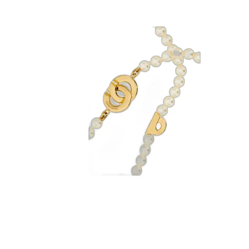 Double Strand Necklace With Pearls