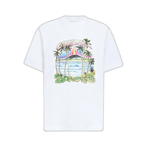 Casablanca Volcano Print T-Shirt