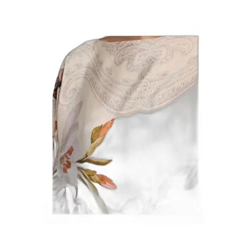 Etro Placed Floral Printed Poncho Top