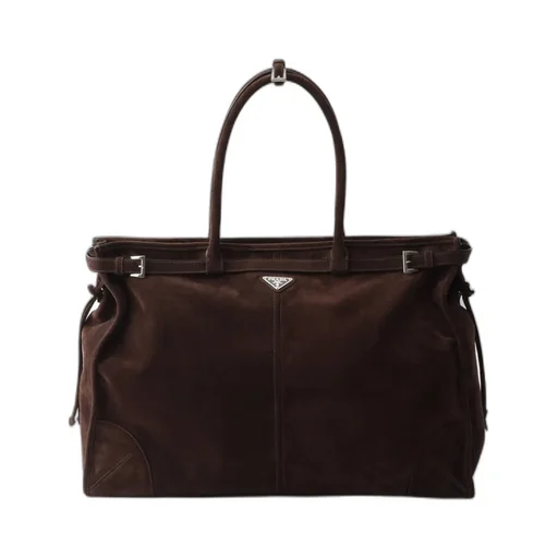 Prada Bonnie Suede Tote Bag
