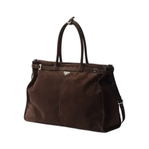 Prada Bonnie Suede Tote Bag