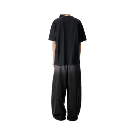 Alexander Wang Oversized Logo Embossed Crewneck T-Shirt