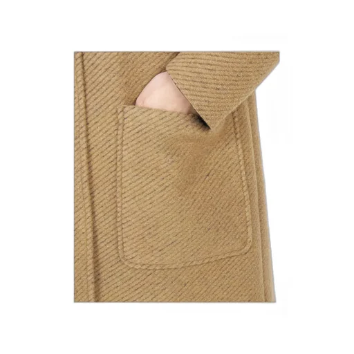 Long-Sleeved Hooded Coat
