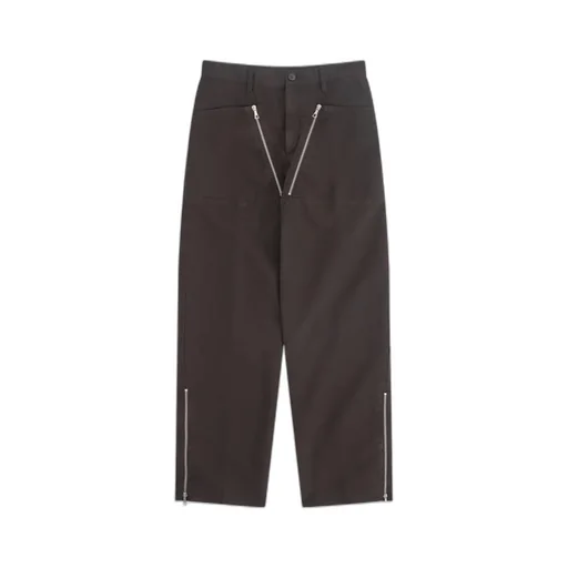 Men’S Zip Detail Trousers