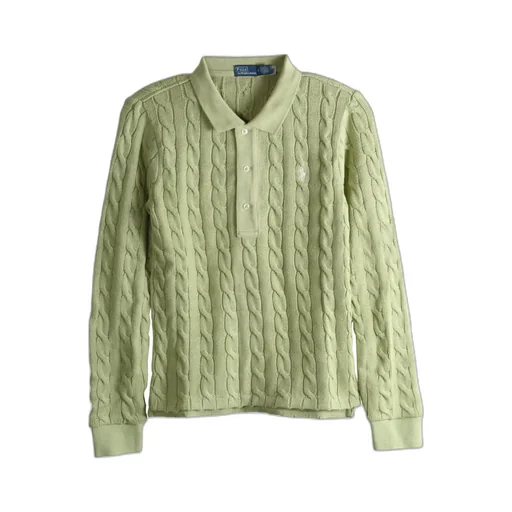 Polo Ralph Lauren Cable-Knit Polo Jumper