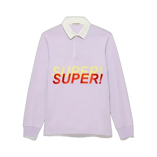 Jw Anderson Lilac Super Super Polo Shirt