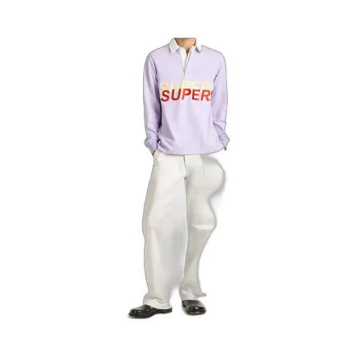 Jw Anderson Lilac Super Super Polo Shirt