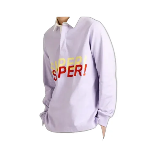 Jw Anderson Lilac Super Super Polo Shirt
