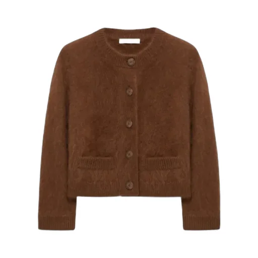 Dorothee Schumacher Fluffy Button-Up Cardigan