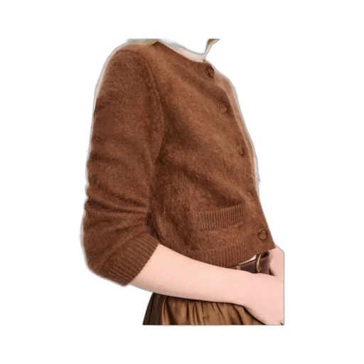 Dorothee Schumacher Fluffy Button-Up Cardigan