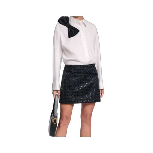 Dorothee Schumacher Bow Brooch Oversized Shirt