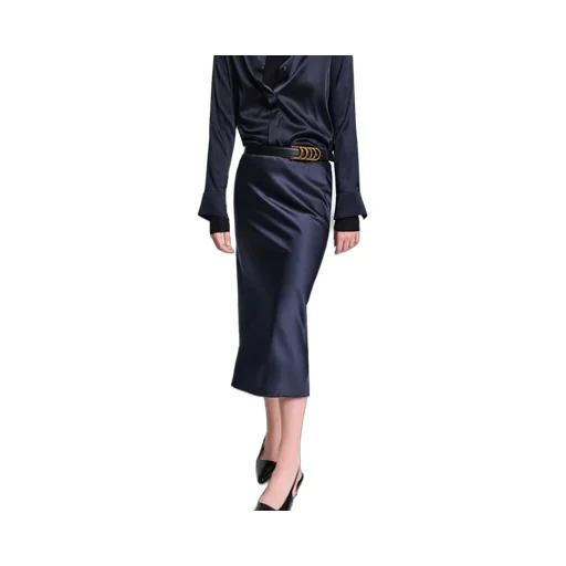 Dorothee Schumacher Bias-Cut Satin Midi Skirt