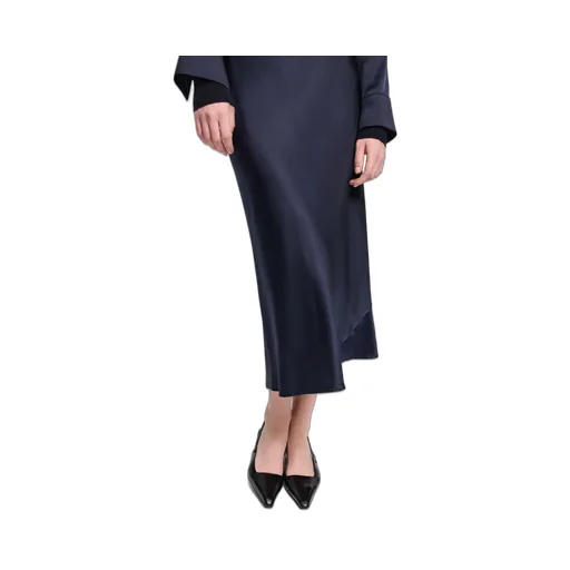 Dorothee Schumacher Bias-Cut Satin Midi Skirt