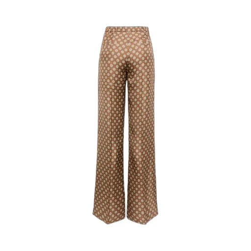 Dorothee Schumacher Printed Wide-Leg Silk Pants