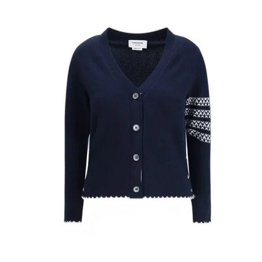 Thom Browne V-Neck Buttoned Cardigan