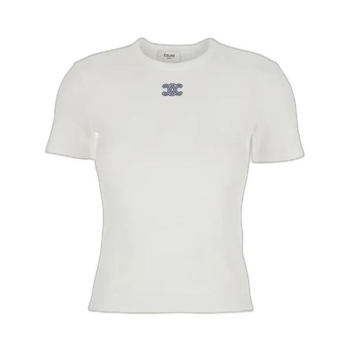 Triomphe T-Shirt In Ribbed Cotton Jersey