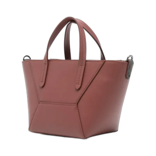 Mini Bc Duo Monili-Detail Leather Tote Bag