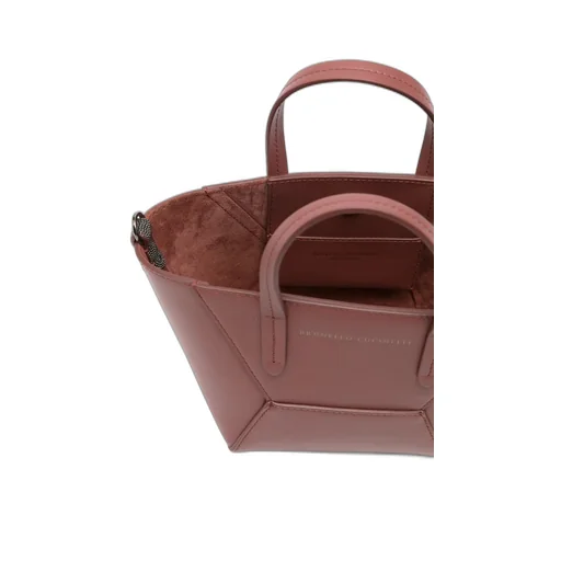 Mini Bc Duo Monili-Detail Leather Tote Bag