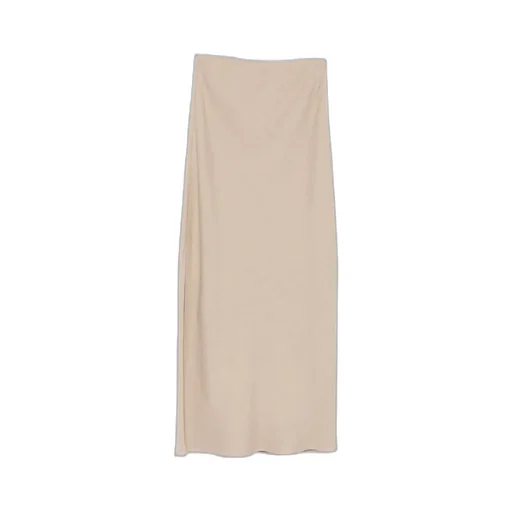 Side Slit Straight Skirt